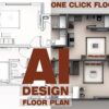 Ai Design Floor Plan | One Click Floor plan | How to Render Architectural Floor plan