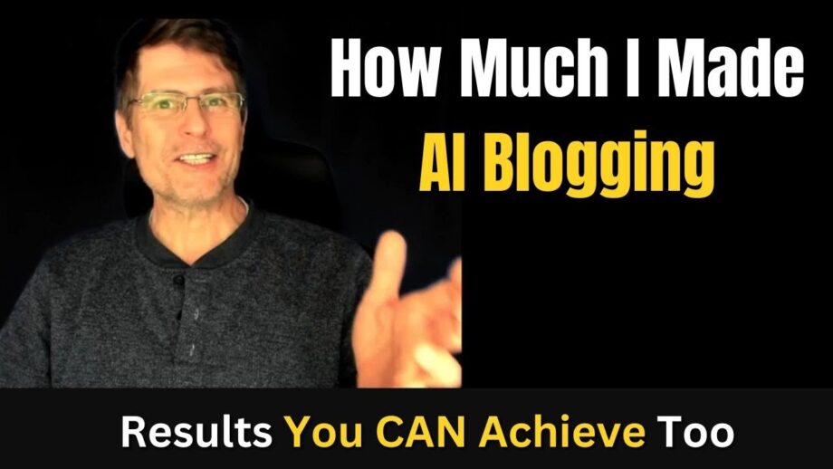 How Much Passive Income I Made from ai Blog Automation