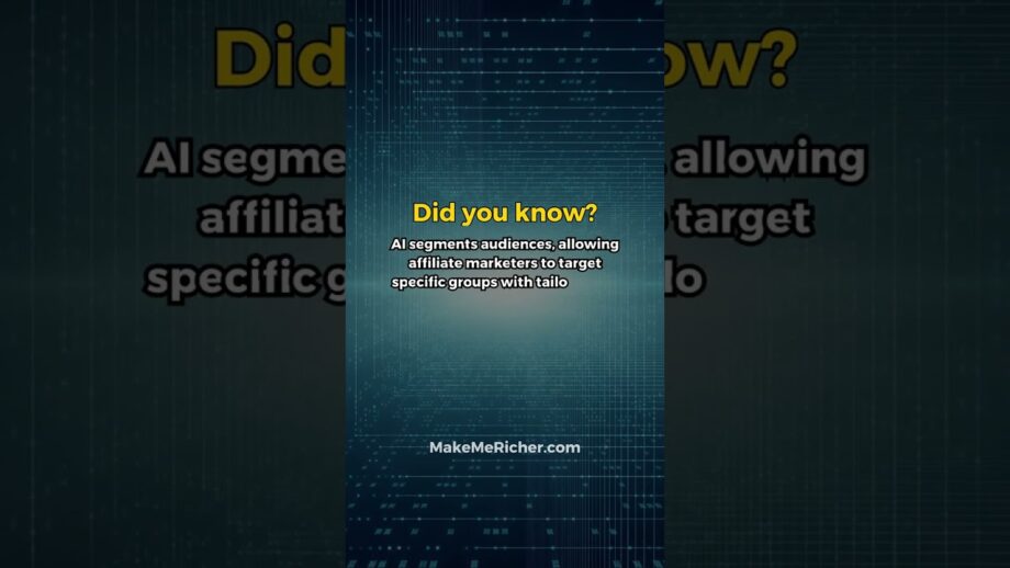 Elevating Affiliate Content Targeting with AI Segmentation