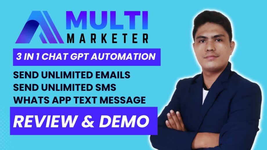 Ai Multi Marketer Review : ChatGPT-Powered 3-In-1 Multi Channel Autoresponder