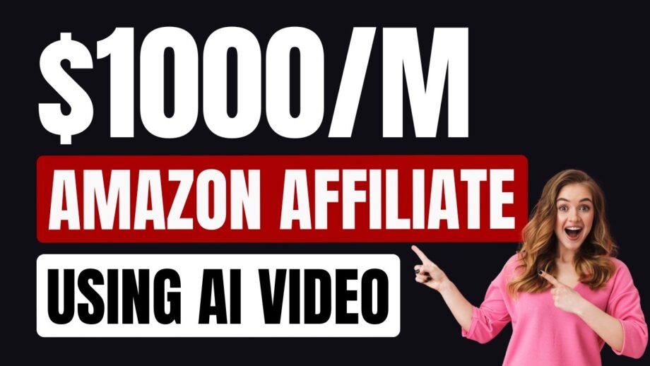 Make $1000/m Amazon Affiliate Marketing Using AI | Make Money On Amazon | Step By Step Tutorial