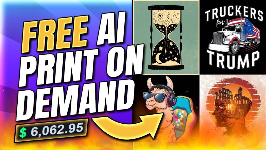 100% FREE AI PASSIVE INCOME Print on Demand Guide🤑 (Research, Design & SEO Mini Beginner Course)