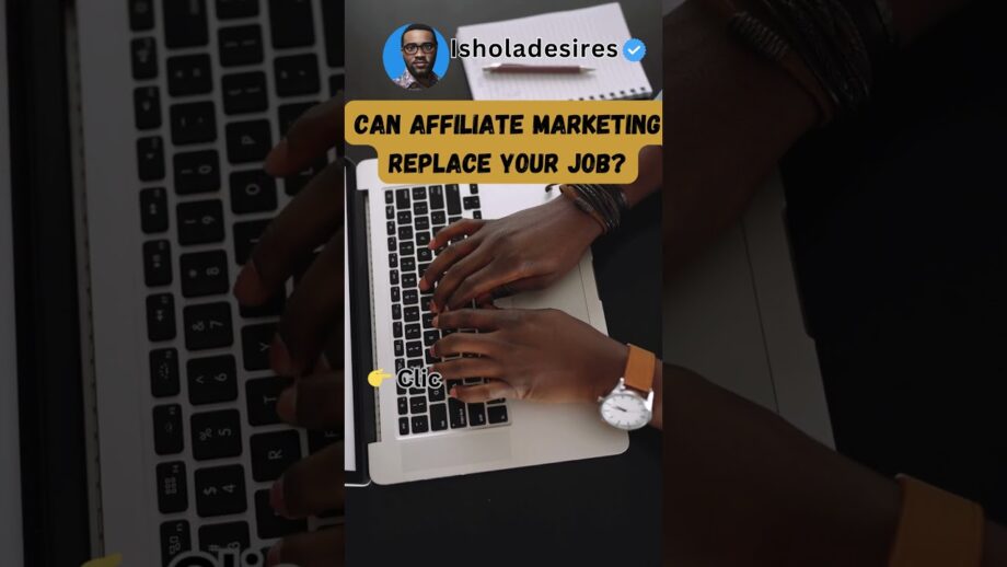 CAN AFFILIATE MARKETING REPLACE YOUR JOB? #shorts