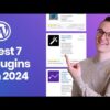 7 Wordpress Plugins I install on all websites (2024)