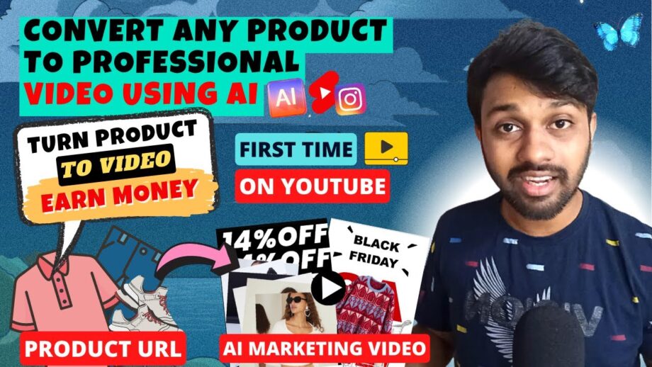 Turn Any Affiliate Products to Ai Generated Video In One Click | Create Animated Marketing Videos