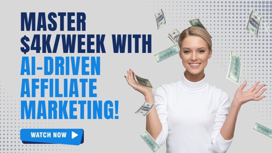 7 Day AI Powered Affiliate Marketing Plan for $3 4,000 week Step by Step Tutorial for Beginners