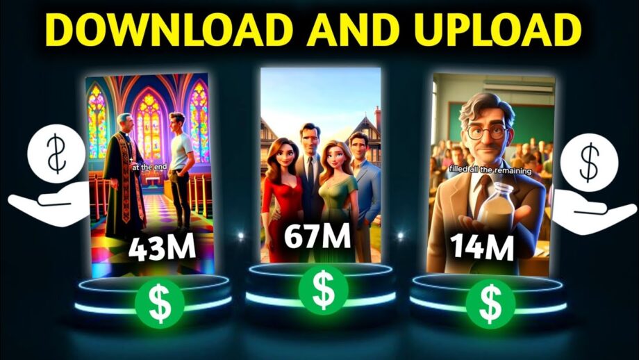 Download and Upload Ai Monetizable Shorts | USA Trending