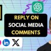 Respond to Social Media Comments with AI Automation (instagram, X, Facebook, LinkedIn)