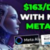 Make $163/DAY with NEW Facebook META Ai! *NEW METHOD* | Make Money Online with Meta Ai