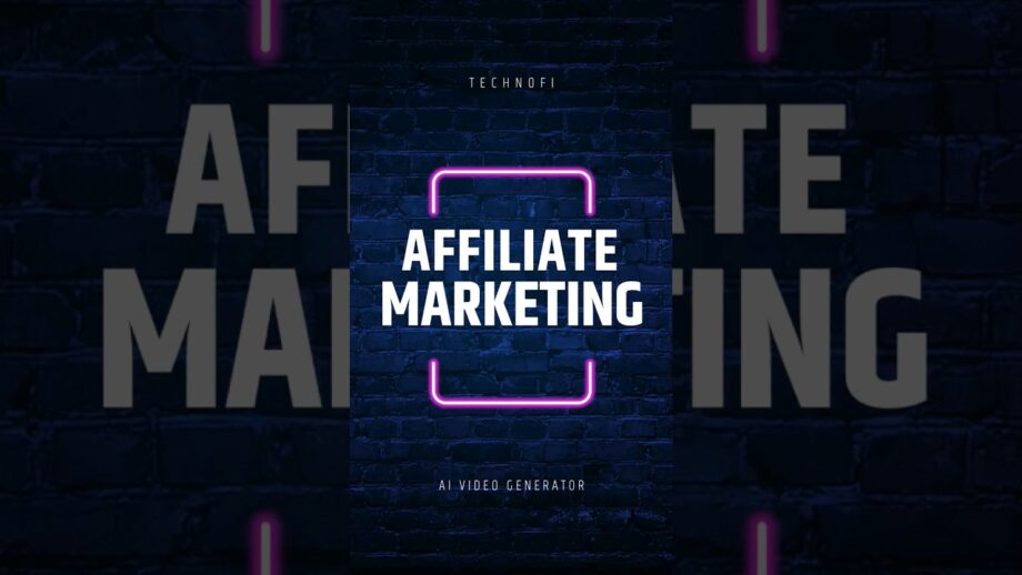 Ai Affiliate Marketing For Beginners | Convert Affiliate Product To Ai Video #shorts #aivideo