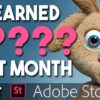 Adobe Stock Contributor Earnings Report plus Shutterstock, Storyblocks Income #adobestock #aiart