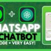 How To Build an AI WhatsApp Chatbot With No-code!