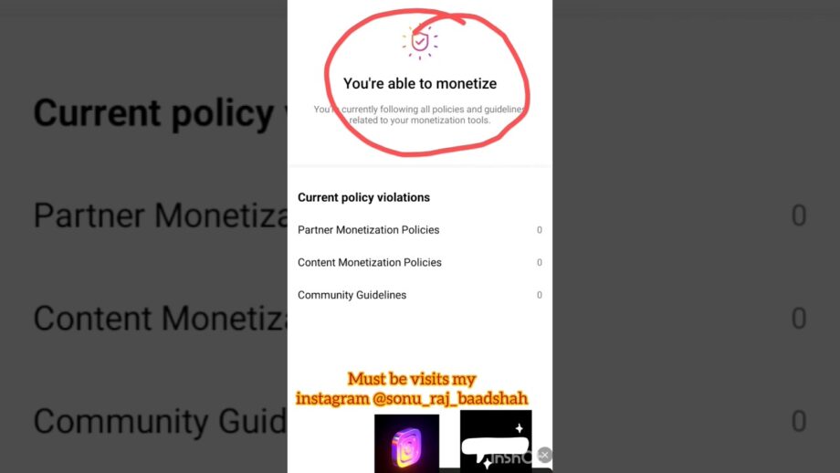 How to monetization instagram account || instagram account monetize kaise kre |#viral #shorts