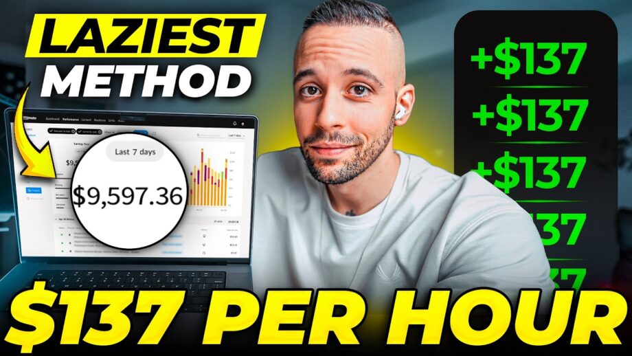 LAZY Ai Side Hustle That's Making $137/Hour (How To Make Money Online 2025)