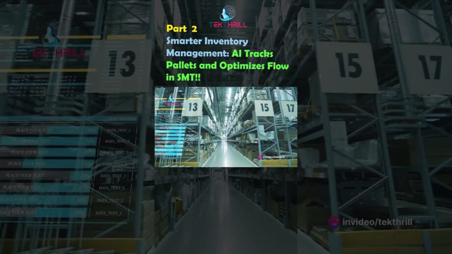Smarter Inventory Management: AI Tracks Pallets and Optimizes Flow in SMT! Part 2 #ai #viral