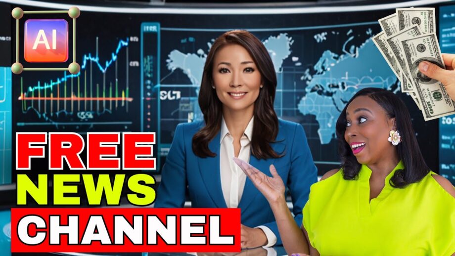 How To Create A FREE Faceless News Channel Using AI - Make US$55K A Month