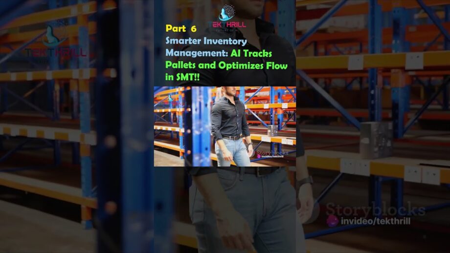 Smarter Inventory Management: AI Tracks Pallets and Optimizes Flow in SMT! Part 6 #ai #viral