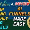 SalesWaveAI Review and Demo | Best AI Funnel Builder for Beginners in 2024 | Make Money Online