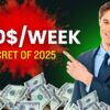 How to make $1000/Week, Secret of 2025
