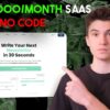 Build A SaaS Business In Minutes (with no code)