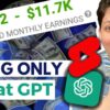 No Face, No Voice - Youtube Channel Using Chat GPT | Genius way to earn money from home |