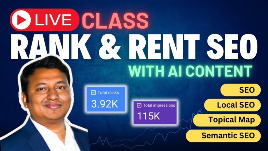 Live Class:🥇Rank & Rent SEO (Pay Per Call) | AI দিয়ে Lead Generation বিজনেস