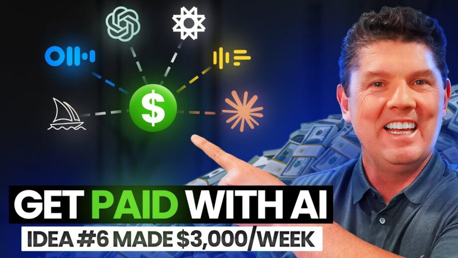I Found the 6 Easiest AI Side Hustle Ideas for Beginners ($3,000/WEEK)