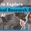 How to Explore Medical Research Data with AI