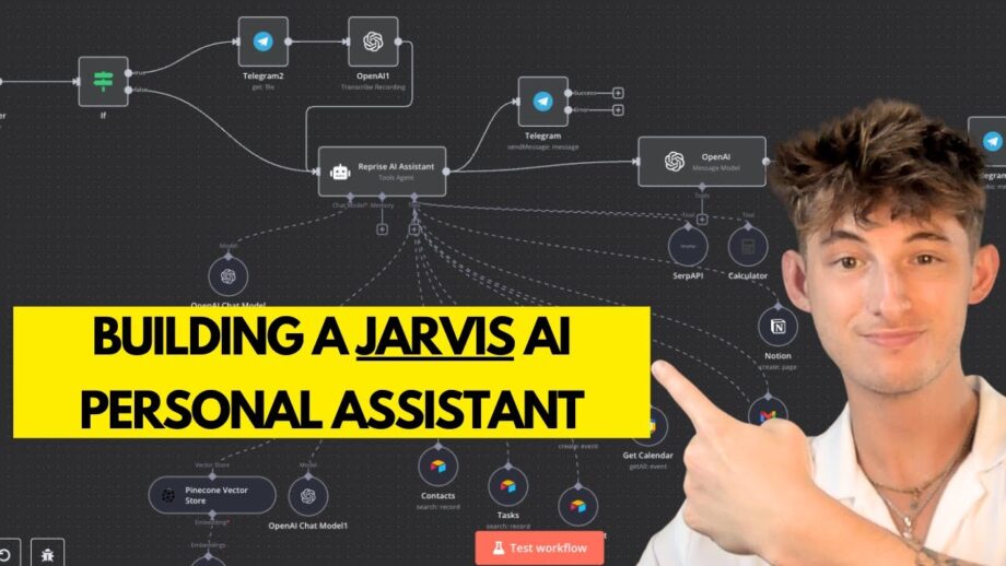 I created a JARVIS AI Personal Assistant (100% Automated)