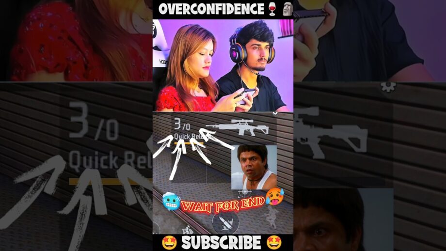 overconfidence impossible sigma 🍷🗿#freefire #shorts