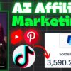 Make Money With Pinterest & TikTok Affiliate Marketing For Beginners! (Using AI)