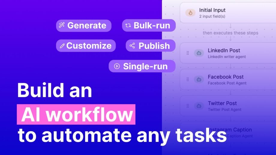 A comprehensive guide to building an AI workflow to automate any tasks