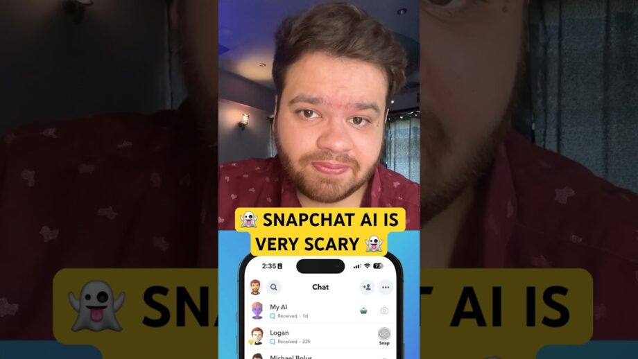 Snapchat AI is Very Scary 👻 #savagenewsfurkan