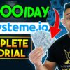 Systeme.IO Step By Step Tutorial Affiliate Marketing & A.I. Business Walkthrough