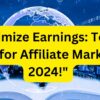 AI Revolution in Affiliate Marketing,  The 2024 Guide