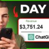 $1000 in 24 Hours ChatGPT Challenge To Make Money Online (AI Print on Demand)