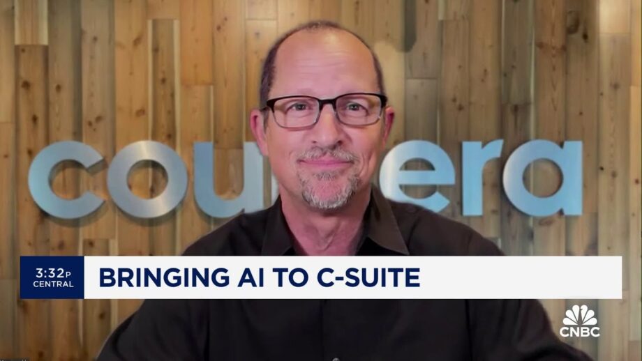 Coursera CEO talks new online course on generative AI targeted toward executives