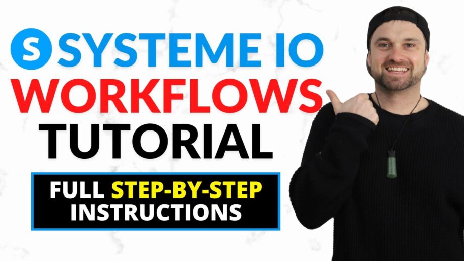 Systeme io Workflows Tutorial ❇️ Visually Automate Your Marketing