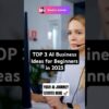 Top 3 AI Business Ideas for Beginners in 2025 | Start Your AI Journey Today! #shortvideo #shorts