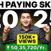 Top 10 HIGH PAYING Tech Skills in 2025 | Salaries, Job Role, Companies, Roadmaps 🚀