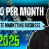 How To Easily Start an Affiliate Marketing Business with AI for 2025 | $1500 Per Month