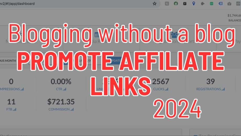 Promote Affiliate Links with Blogging without Owning a Blog | Fiverr Affiliate Program