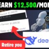 DeepSeek R1: How to Make $12,500/Month with DEEPSEEK (FREE Smartphone Method for Beginners!)