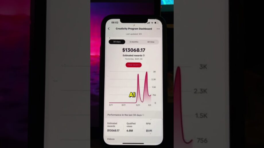 Get on the TikTok Creativity Program Beta already 😈 #tiktokcreativityprogrambeta  #ai #tiktok