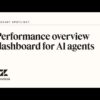 Performance overview dashboard for AI agents | Zendesk Product Spotlight