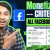 🎊Facebook MONETIZATION Enable CRITERIA 2025 | Ads On Reels Kaise Enable Kare | Content Monetization