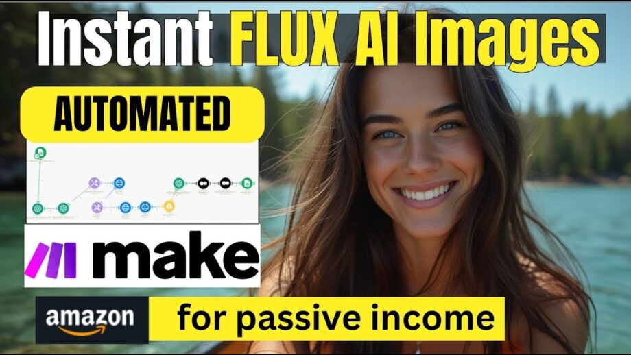 FLUX AI Images Automated with MAKE.COM for Passive Income