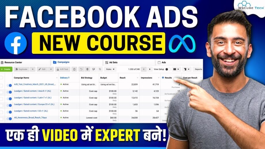 Facebook Ads Course for FREE | Learn Complete Meta & Facebook Ads for Beginners