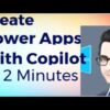 Power Apps Tutorial for Beginners: Build a Warehouse Inventory App in 5 Minutes with Copilot AI!