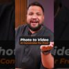 AI Photo to Video Converter For Free! #shorts